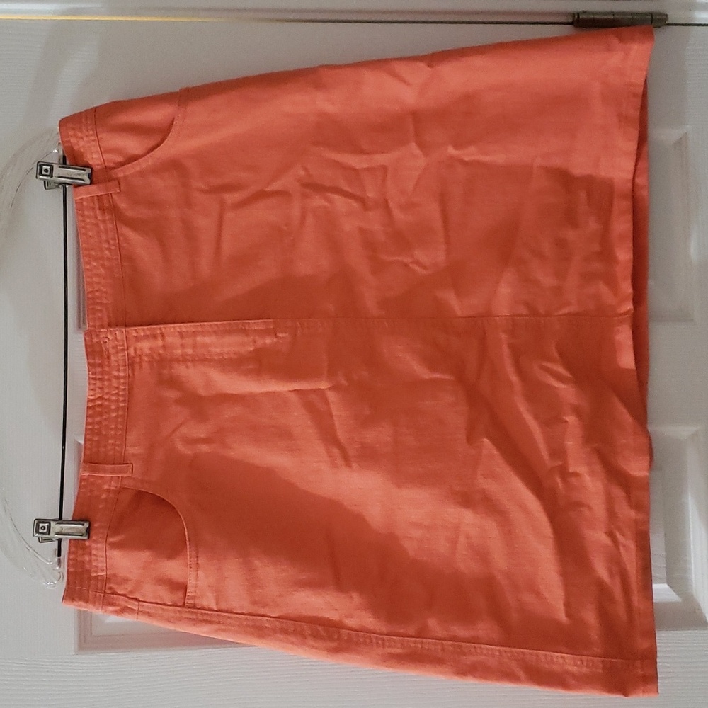 Christopher Banks Stretch Mango color Skirt size 16